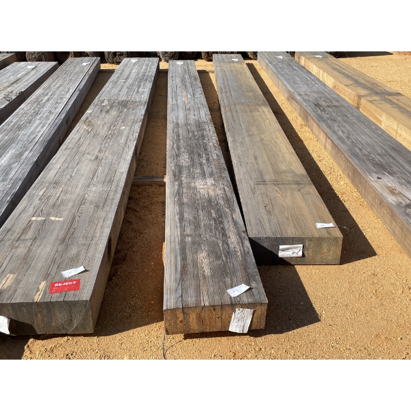 LAMINATED WOOD BEAMS, 8.5" X 24" X 26'