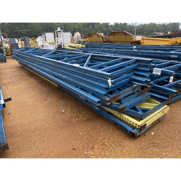 PALLET RACK UPRIGHTS, approx 12 ea