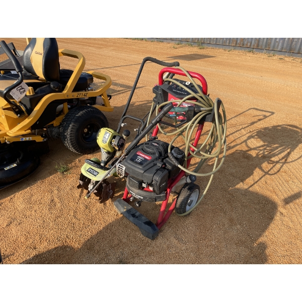 PRESSURE WASHER & TILLER