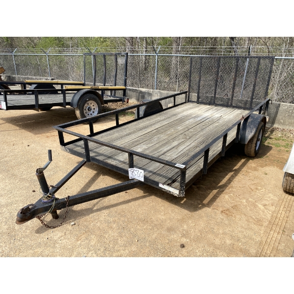 2013 LONE WOLF 6X12 Utility Trailer
