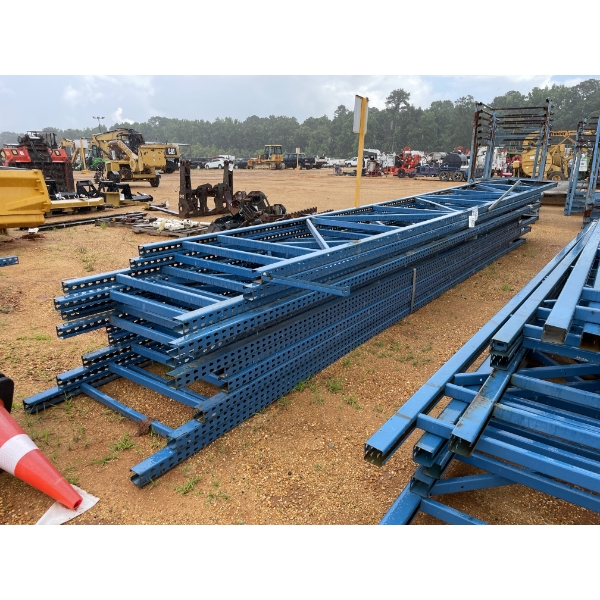 PALLET RACK UPRIGHTS, approx 12 ea