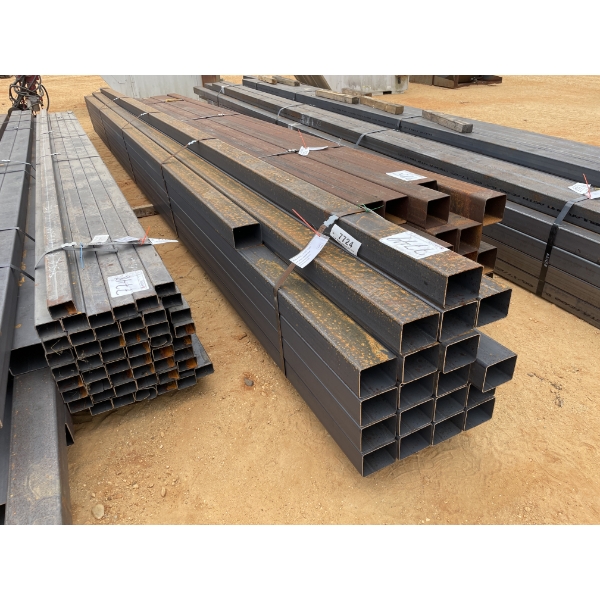STEEL TUBE- 1/8" X 5" X 4" X 25' (21 PCS) 