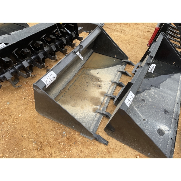 BUCKET, 68", fits skid steer loader