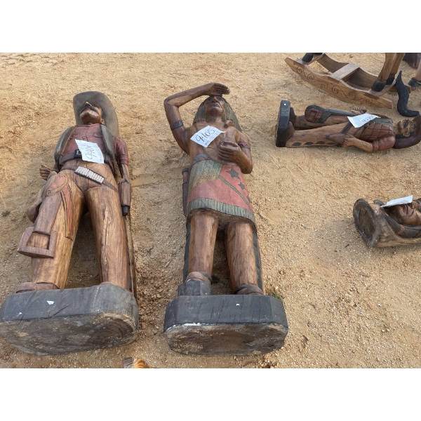 6 FT TEAKWOOD INDIAN