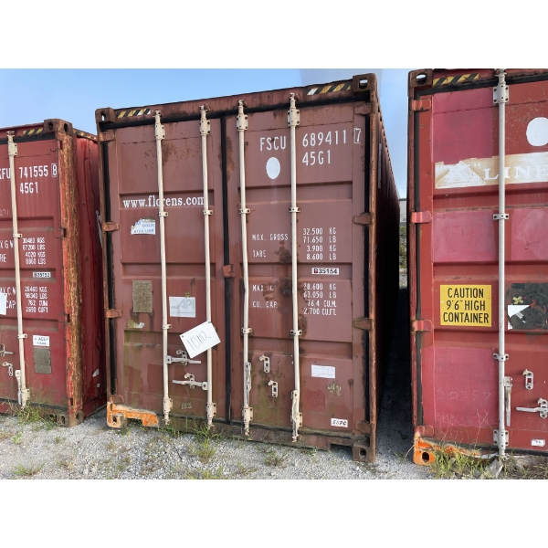 40' HIGH CUBE CONTAINER