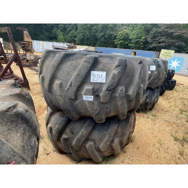 LOG SKIDDER TIRES & RIMS (2EA)