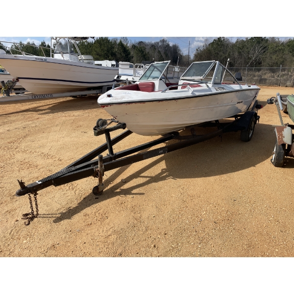 1982  206-17-AF PLEASURE BOAT & TRAILER Boat