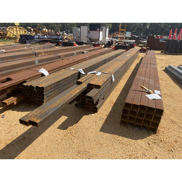 TUBE, 1/8" X 4" X 2" 24'-27' LONG (36 PIECES)