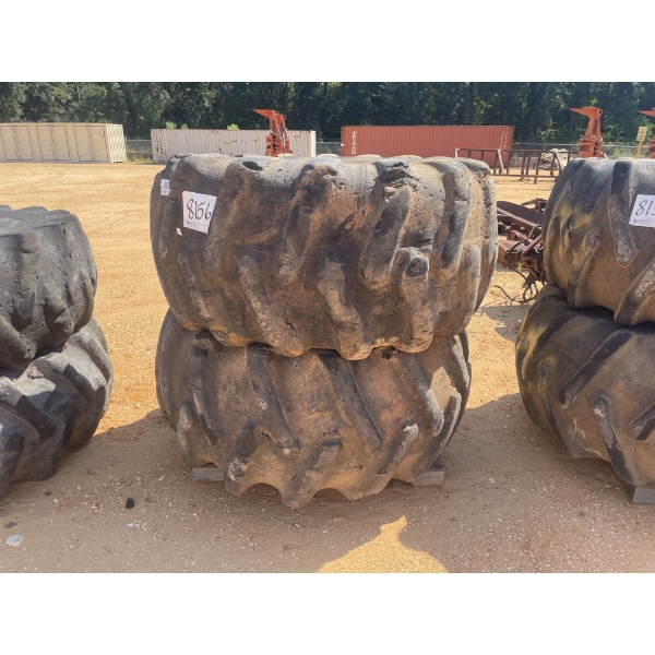 (2)  28L-26 SKIDDER TIRES W/ RIMS