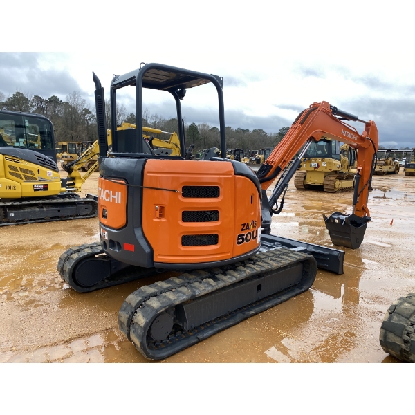 HITACHI ZX50U-5N Excavator - Mini - J.M. Wood Auction Company, Inc.
