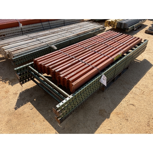 WAREHOUSE PALLET RACK (1 SET OF TWO SECTIONS)