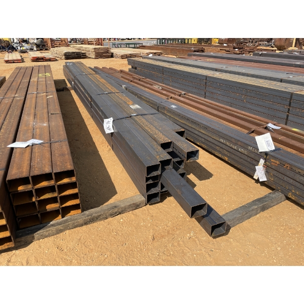 STEEL TUBE, 1/8" X 5" X 4" X 24' (19 PCS)