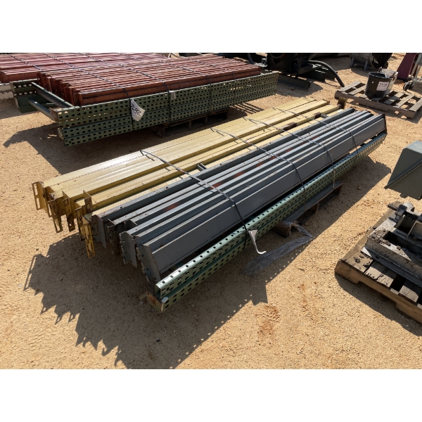 WAREHOUSE PALLET RACK (1 SET OF TWO SECTIONS)