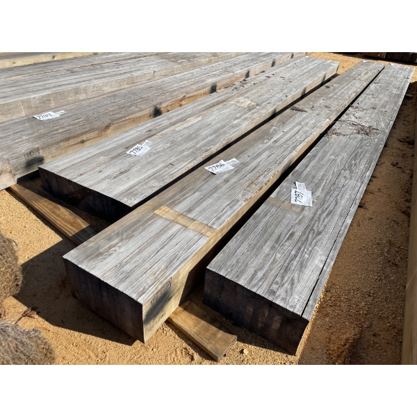 LAMINATED WOOD BEAMS, 10" X 18" X 23'