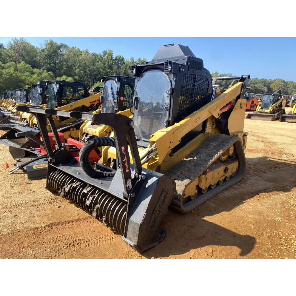2021 CAT 299D3 XE Skid Steer Loader - Mulcher