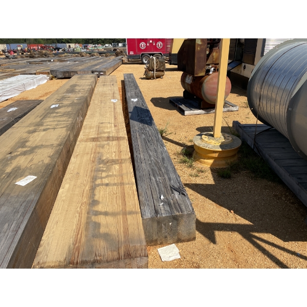 LAMINATED WOOD BEAMS, 10" X 15" X 30'