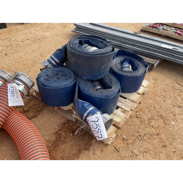6" X 50' CAM LOCK HOSE (5) EA