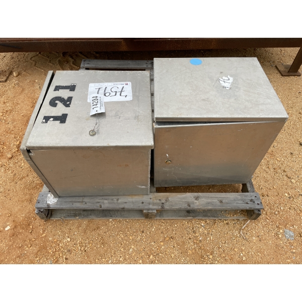 (2) STEEL BOXES