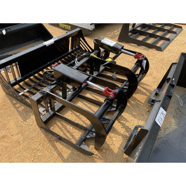 60" ROOT RAKE GRAPPLE, fits skid steer loader