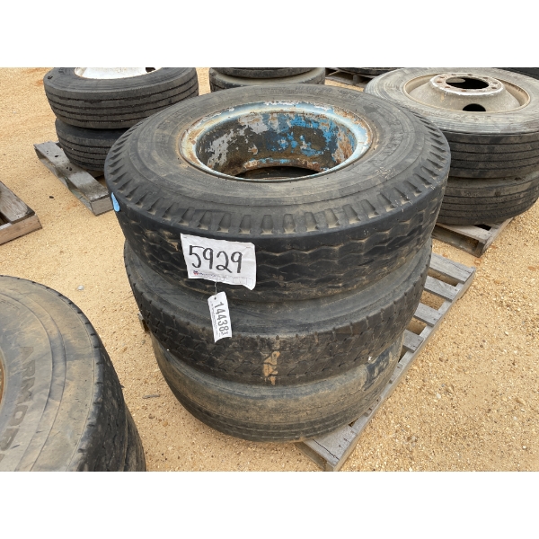 (3) 10.00-20 TIRES & RIMS