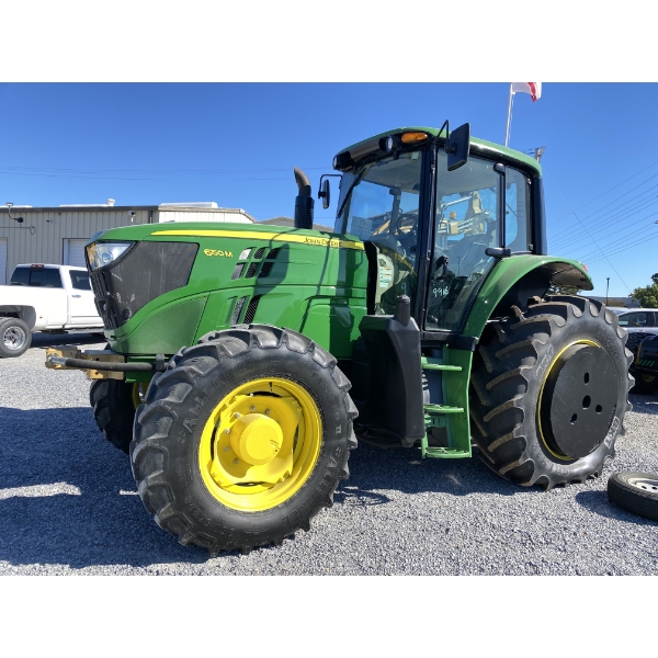 2015 JOHN DEERE 6150M BOOM MOWER Farm Tractor