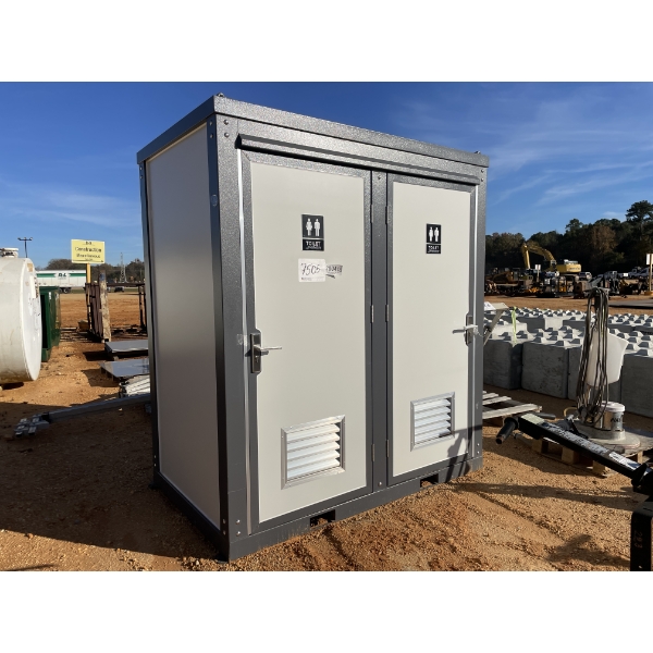 (2) STALL PORTABLE TOILET