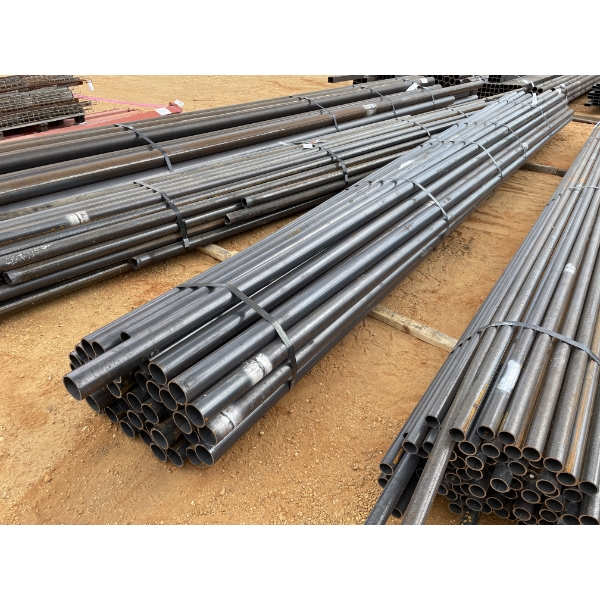 STEEL PIPE-3-1/2" X SCHEDULE 40 X 21'-24' (40 PCS)