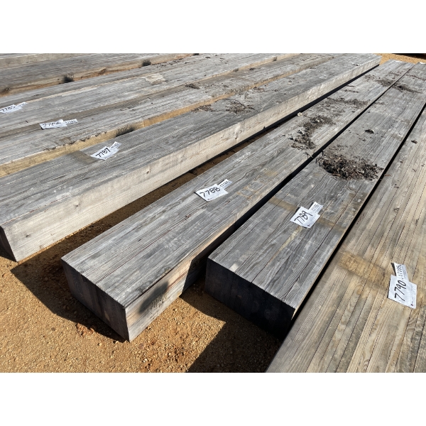 LAMINATED WOOD BEAMS, 10" X 18" X 23'