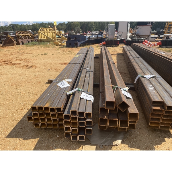 TUBE, 1/4" X 2-1/2" SQUARE X 20' (17 PIECES)