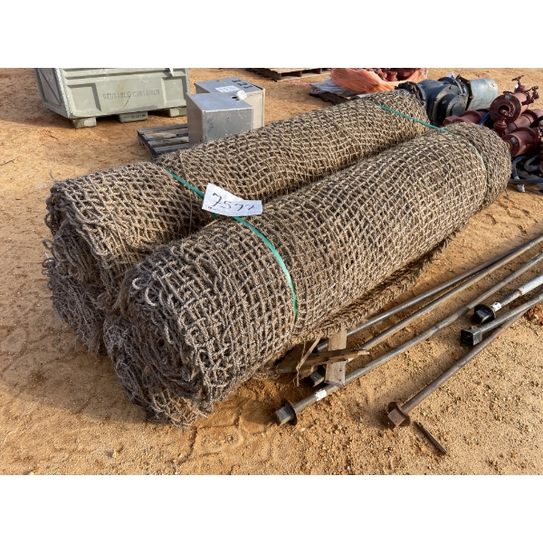 (4) ROLLS OF ROPE MAT