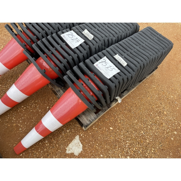 SAFETY CONES APPROX 25 EA