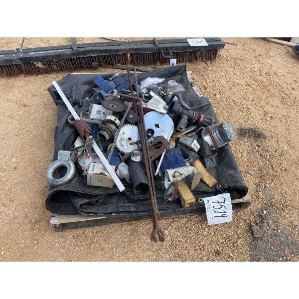 TARP & ASSORTMENT OF MISC ITEMS