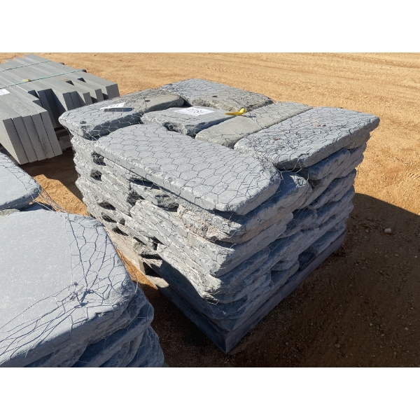 (1) 2" THICK TUMBLED GARDEN PATH STONE (132LF)