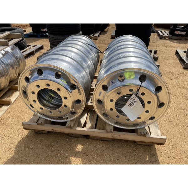 ALCOA (8)9.00x22.5 RIMS