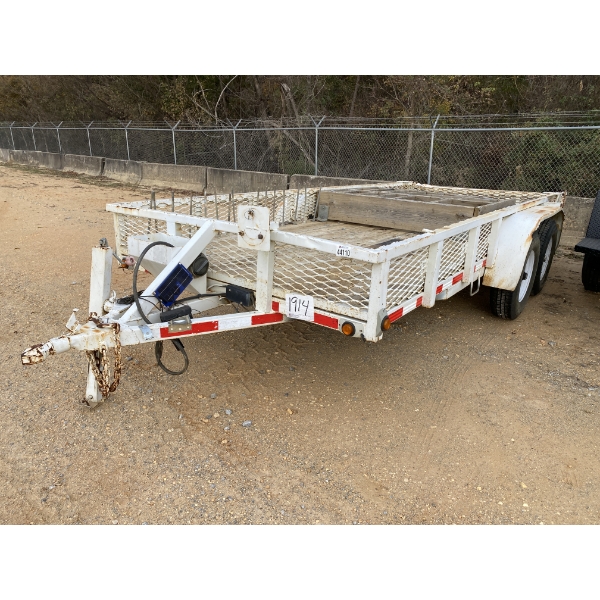 1998 SHOP BUILT  Utility Trailer