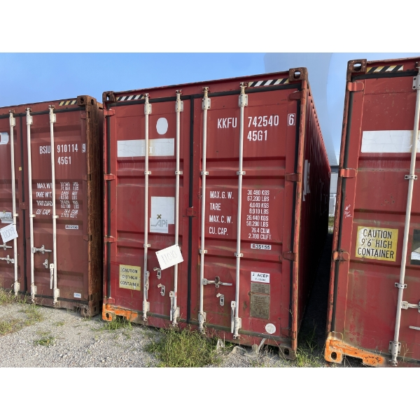 40' HIGH CUBE CONTAINER