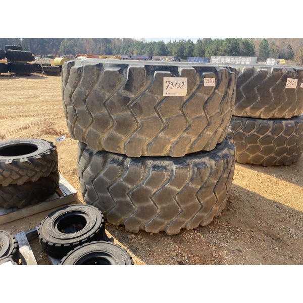 (2) MICHELIN 29.5-25 TIRES