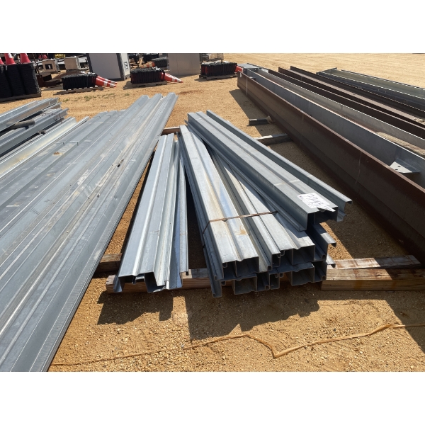 METAL DECKING, 10', APPROX 12 PIECES