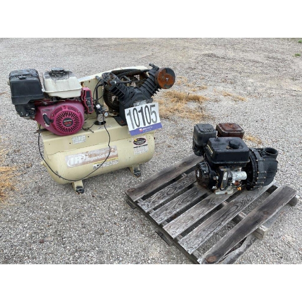 AIR COMPRESSOR, FLOW METER, TRANSFER PUMP