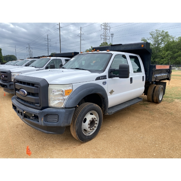 2016 FORD F450 XL Flatbed Dump Truck