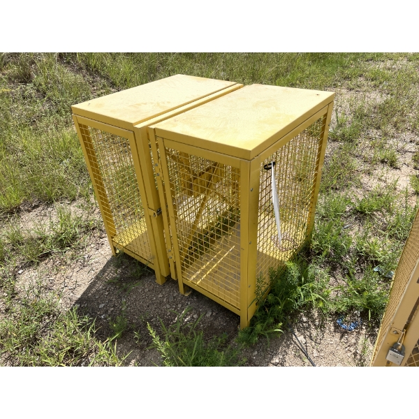 (2) STORAGE CAGES