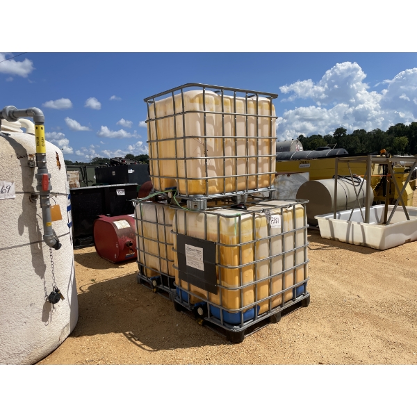(3) 250 GAL TOTE Storage Tank