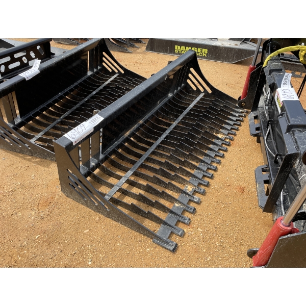 78" ROCK BUCKET, fits skid steer loader