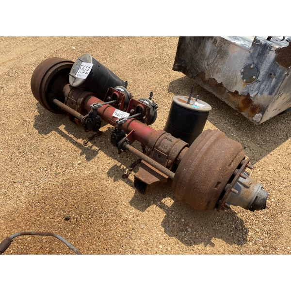 TRAILER AXLE WITH AIR BAGS