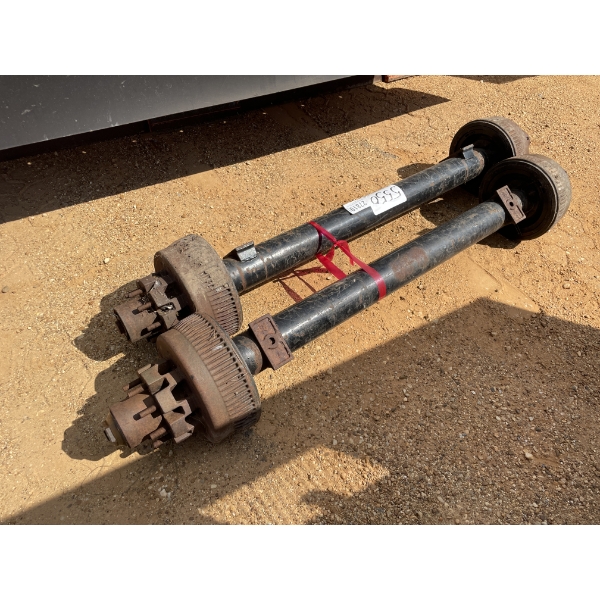 TRAILER AXLES (2 EA)