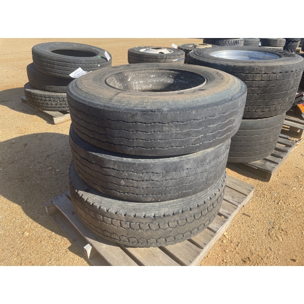 (3) 11R22.5 TIRES