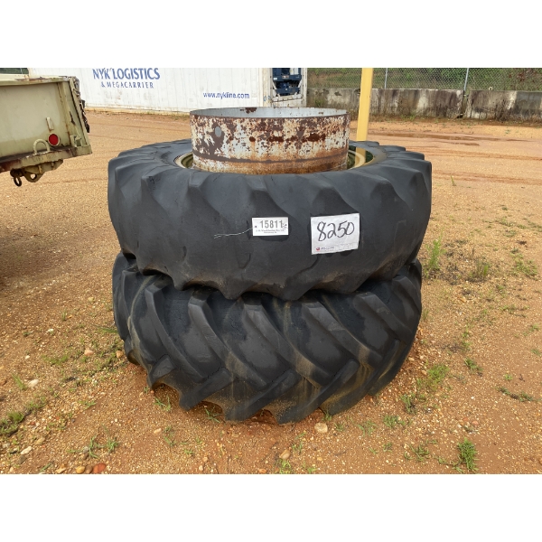 DUAL TIRE SET, 18.4-34, 6 PLY