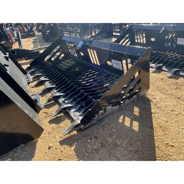 84" SKELETON BUCKET, fits skid steer loader