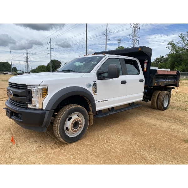 2019 FORD F450 XL Flatbed Dump Truck
