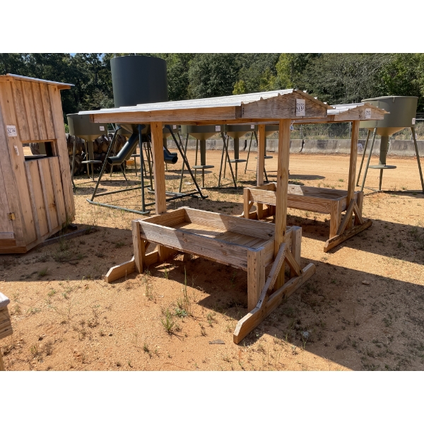 COVERED FEED TROUGH